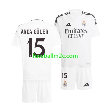 Fußballtrikots Real Madrid Arda Guler 15 Kinder Heim Trikotsatz 2024-2025 Fußballtrikots Real Madrid Arda Guler 15 Kinder Heim Trikotsatz 2024-2025